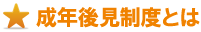 成年後見制度について 成年後見制度について